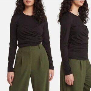 NWT Women's VERO MODA Nelly Ruched Knit "Corset" Top |‎ Size L